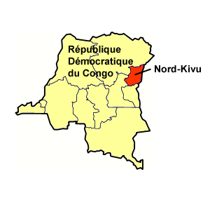 Carte du Nord-Kivu (Le Presse-papier).