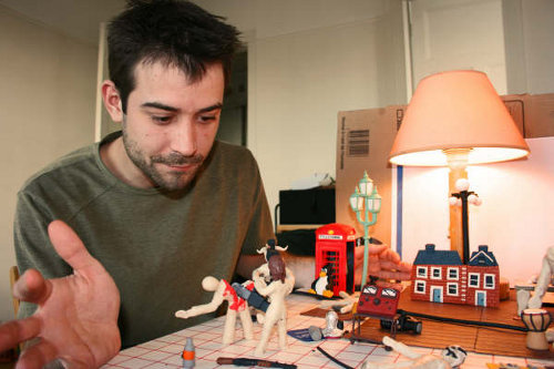 Patamo en tournage (Marine Benoit/Le Presse-Papier).