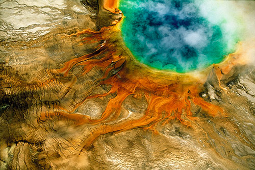 Source chaude du Grand Prismatic, parc national de Yellowstone, Wyoming, États-Unis (Yann Arthus-Bertrand/Film Home)